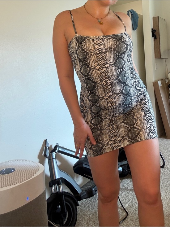 Dresses & Skirts - Snake Print Reptile mini dress